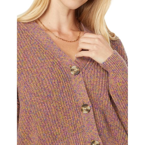 Madewell Marled Greywood Crop Cardigan Sweater - Picture 3 of 4